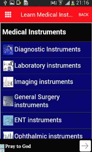 Learn Medical Instruments List 2