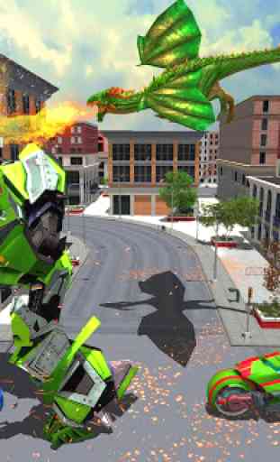 Multi Robot Hero: Deadly Flying Dragon Simulator 1