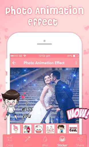 Photo Animation Effect : Love GIF Maker 4