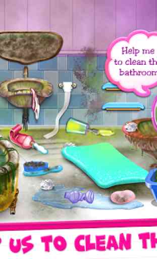 Pinky House Keeping Clean 1