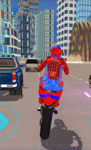 Super dublê herói bicicleta simulador 3d 4