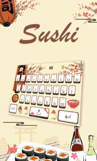 Sushi Keyboard Theme 4