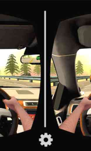 Tráfego VR Racing Racing In Driving Car: Virtual 3