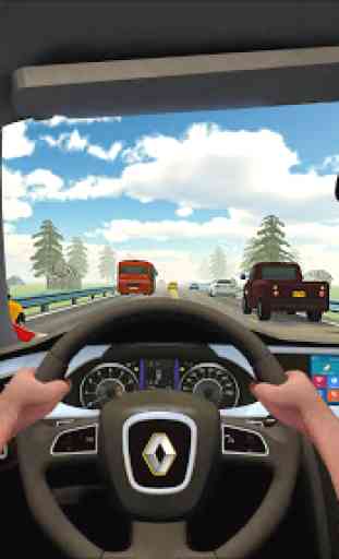 Tráfego VR Racing Racing In Driving Car: Virtual 4