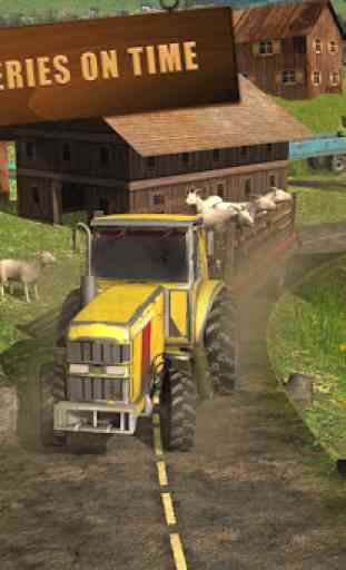 Transportador agrícola de carga de trator agrícola 4