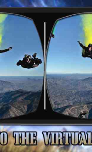 VR 360 Sky Diving Fun Videos 2