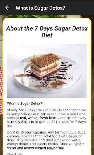 7 Days Sugar Detox Diet 4
