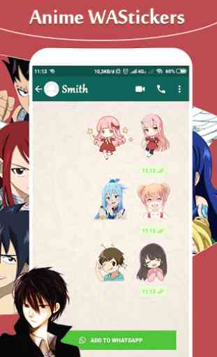 Anime Stickers : WAStickers For Whatsapp 2