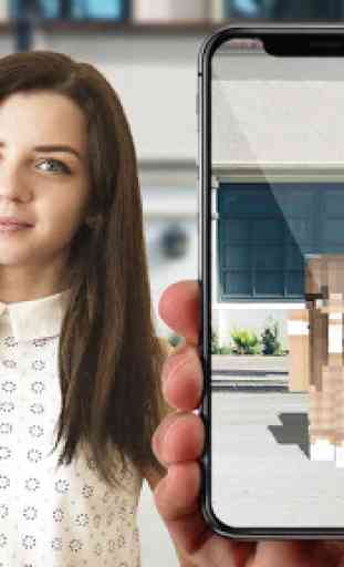 AR Minecraft skins Visualiser in Augmented Reality 2