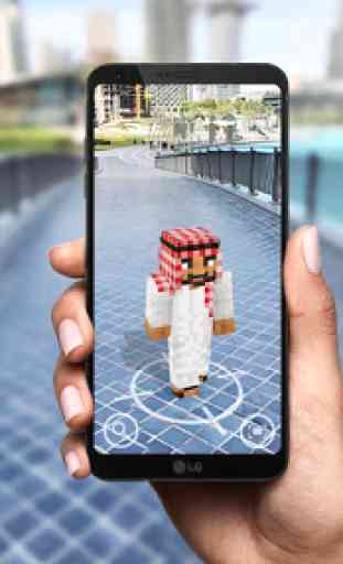 AR Minecraft skins Visualiser in Augmented Reality 3