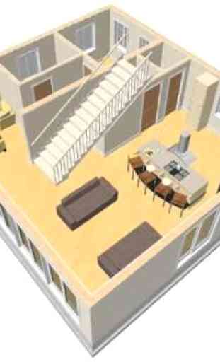 Arquitetura 3D de casas Planbuild 2