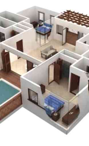 Arquitetura 3D de casas Planbuild 4