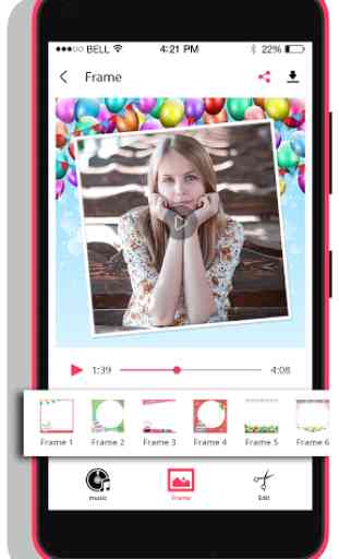 Birthday Video Maker With Music 4