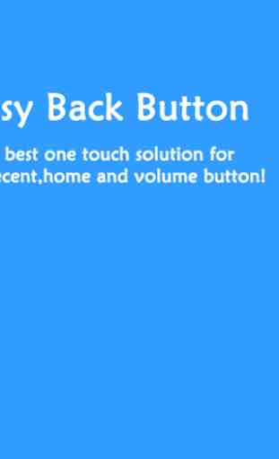 Easy Back Button - Home, Recent ,Back ( No ads ) 1