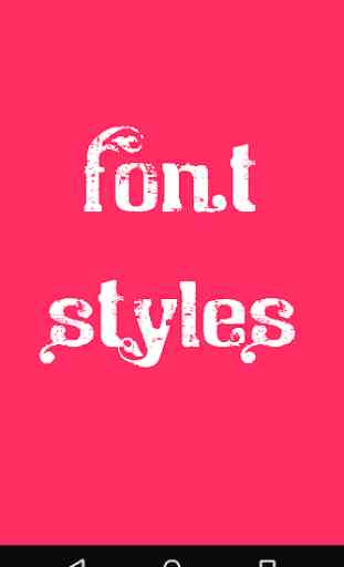 Font Styles 1