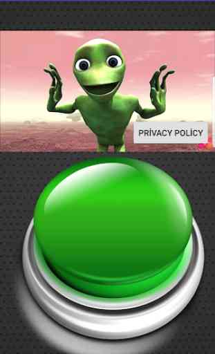 Green alien dance button 2