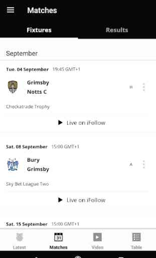 Grimsby Town Official App 2