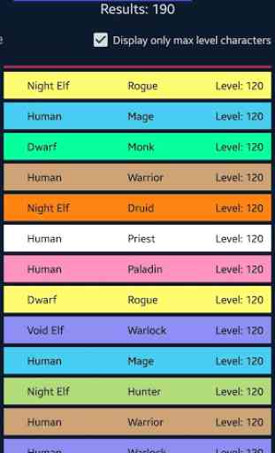Guild Roster for WoW 4