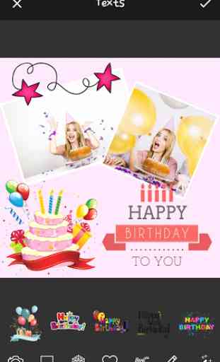 Happy Birthday Cards Collage Maker 3
