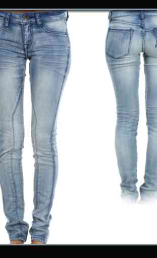 Jeans Comprido de Moda Feminina 1