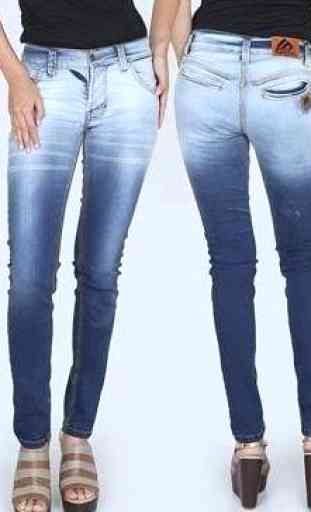 Jeans Comprido de Moda Feminina 3