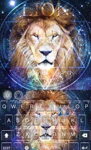 King Lion(Leo) Keyboard Theme 4