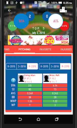 ScoreBox - MLB Baseball Stats 4