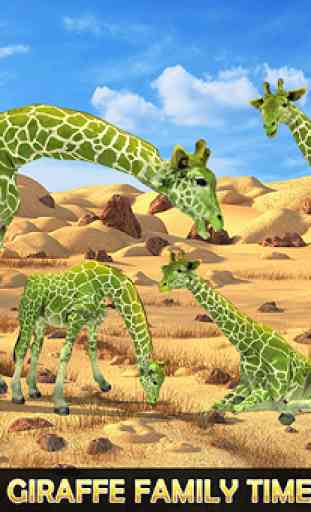 Simulador da selva da vida familiar do girafa 4