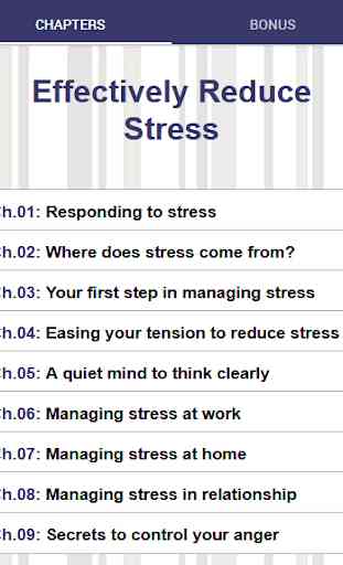 Stress Management - Effectively Reduce Stress 1