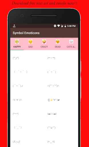 Symbol Emoji & ASCII Faces 4