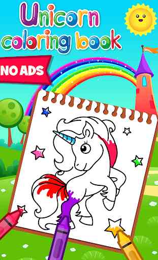 Unicorn Coloring Book - Games for Girls (No Ads) 1