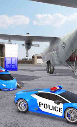 US Police Transporter Plane Simulator 3