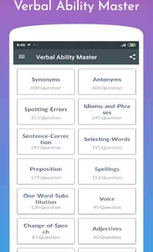 Verbal Ability Master (Offline) 2