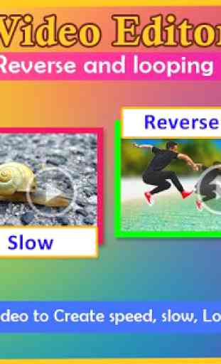 Video Editor – Fast, slow, reverse, boomerang 1