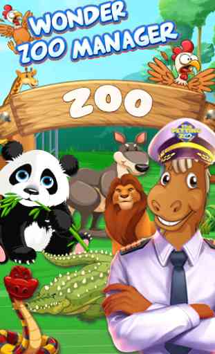 Zoo Manager - Wonder Animal Fun Jogo 1