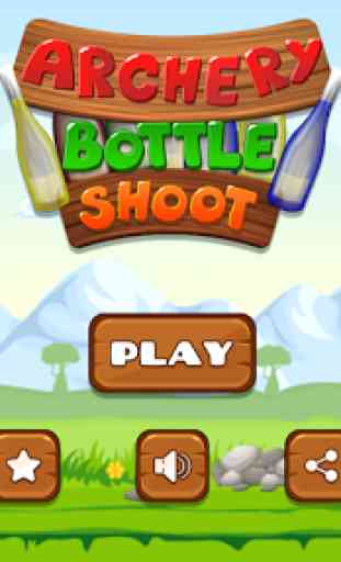 Archery Bottle Shoot Game 1