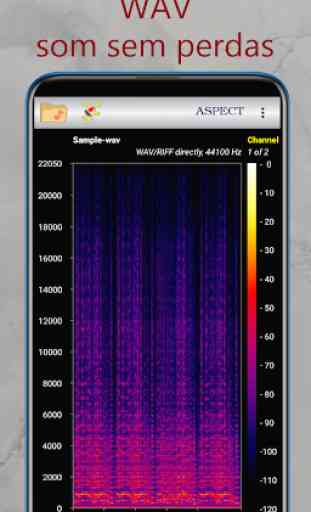 Aspect - Analisador de Espectrograma de Áudio 1
