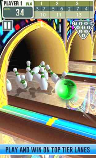 Ball King 3D - free bowling games 1