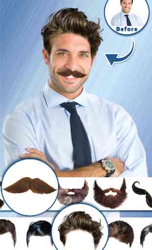 Barbearia para Homens - Peinado Barba Bigode 3