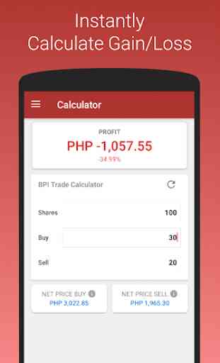 BPI Trade Calculator – Buy and Sell Calculator 3