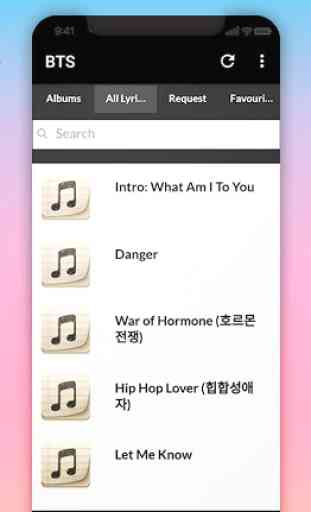 BTS Lyrics Songs & Wallpapers 4