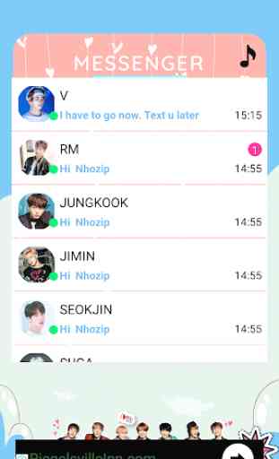BTS Messenger - Chat with BTS 2020 4
