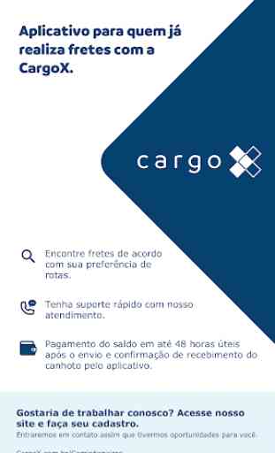CargoX - Motorista 1