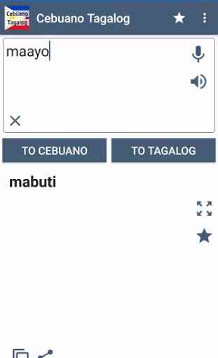 Cebuano Tagalog Translator 1