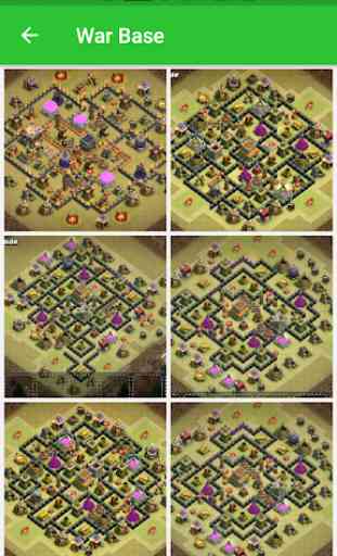 COC Base Map for TH8 3