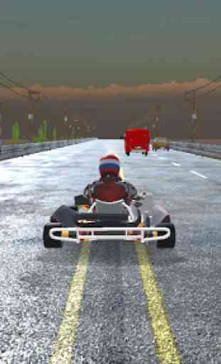 Corredor de tráfego de kart - Buggy Racing 2