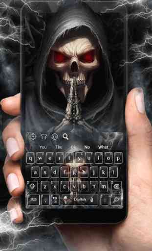 Death Devil Skull Keyboard Theme 1