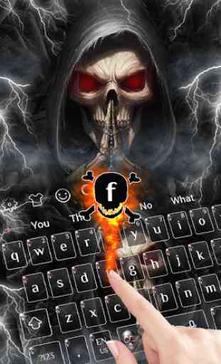 Death Devil Skull Keyboard Theme 2
