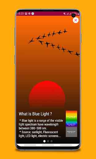 Filtro de luz azul-Modo nocturno-Protege os olhos 1