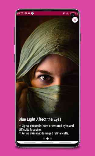 Filtro de luz azul-Modo nocturno-Protege os olhos 2